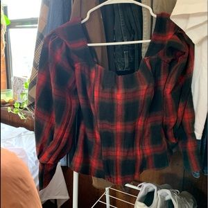 Off shoulders corset top